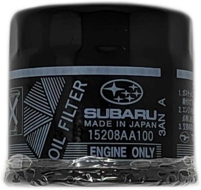 Subaru Engine Oil Filter & Crush Gasket KIT 15208AA100 & 11126AA000 Genuine Legacy Outback Impreza Wrx STi Forester Baja (1 Pack) - Image 2